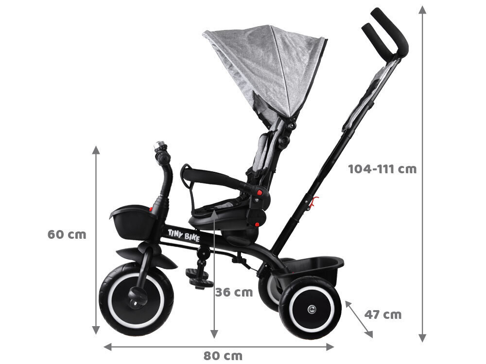 Kolmerattaline Tiny Bike, hall hind ja info | Kolmerattalised jalgrattad | kaup24.ee