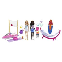 Nukukomplekt Barbie Beach Friends HBX06 hind ja info | Tüdrukute mänguasjad | kaup24.ee