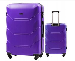 Большой чемодан Wings TD147 фиолетовый размер L цена и информация | Чемоданы, дорожные сумки | kaup24.ee