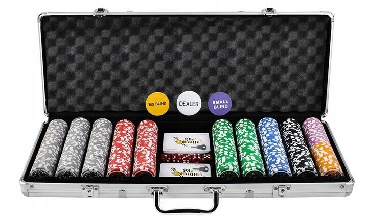 Pokkerikomplekt kohvris Texas Malatec, 500 žetooni цена и информация | Hasartmängud, pokker | kaup24.ee