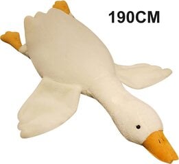 Plüüsist padi hane kujuline Airi, valge, 190 cm hind ja info | Pehmed mänguasjad | kaup24.ee