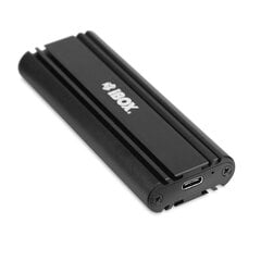 Корпус iBox HD-07 M.2 NVMe SSD Черный цена и информация | Чехлы для внешних жестких дисков | kaup24.ee