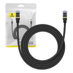 Baseus Cat 7 UTP Ethernet RJ45 Cable Flat 2 m black цена и информация | Кабели и провода | kaup24.ee