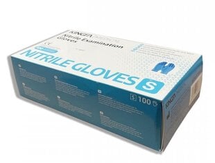 Ühekordsed nitriilkindad Maxter, sinine, 100 tk цена и информация | Аптечки | kaup24.ee