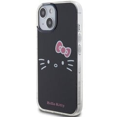 Hello Kitty HKHCP15SHKHLK iPhone 15 6.1" czarny|black hardcase IML Kitty Face цена и информация | Чехлы для телефонов | kaup24.ee