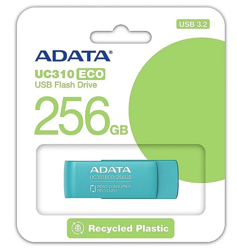 Adata UC310 Eco 256GB USB 3.2 hind ja info | Mälupulgad | kaup24.ee