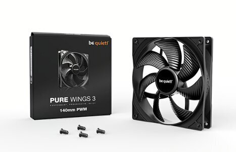 Be Quiet Pure Wings 3 PWM BL108 цена и информация | Arvuti ventilaatorid | kaup24.ee