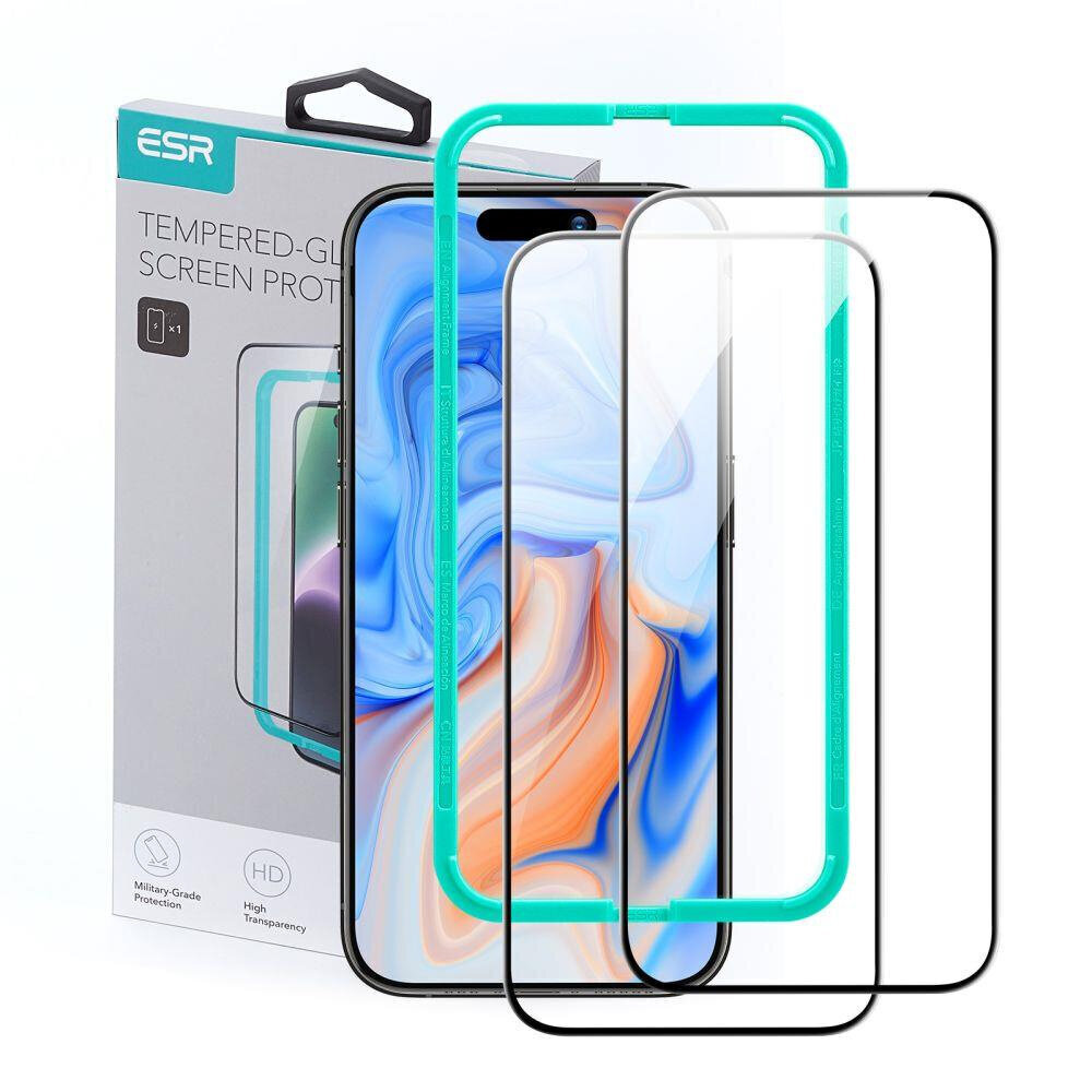 ESR 2-Pack Tempered Glass Protector цена и информация | Ekraani kaitsekiled | kaup24.ee