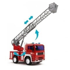 Heli- ja valgusefektidega tuletõrjeauto City Service hind ja info | Poiste mänguasjad | kaup24.ee