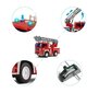Heli- ja valgusefektidega tuletõrjeauto City Service цена и информация | Poiste mänguasjad | kaup24.ee