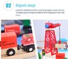 LIVMAN H-45 puidust rööbastee kaubarongi ja sadama komplekt, komplektis 80+ tükki hind ja info | Arendavad mänguasjad | kaup24.ee