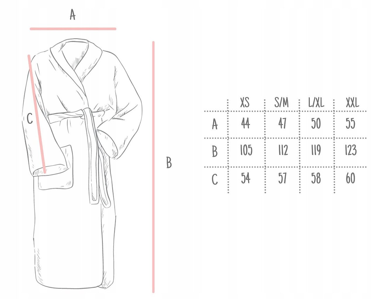 Hommikumantel Spiin Unisex A619, beež hind ja info | Naiste hommikumantlid | kaup24.ee