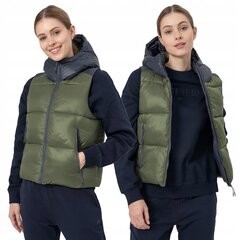 Vest naistele 4F H4Z22 KUDP004 43S, roheline цена и информация | Женские жилеты | kaup24.ee