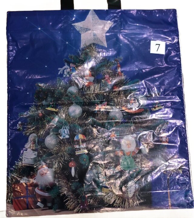 Polüetüleenist jõulukotid sangaga, 38x43 cm, 50 tk hind ja info | Poekotid | kaup24.ee