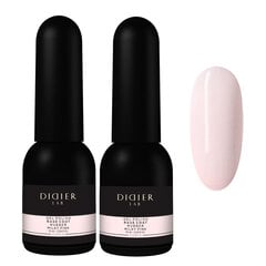 Aluslakkide komplekt Didier Lab, Milky Pink 2 tk x 10 ml hind ja info | Küünelakid, küünetugevdajad | kaup24.ee