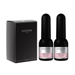 Aluslakkide komplekt Didier Lab, Fiber Milky Pink 2 tk x 10 ml цена и информация | Лаки для ногтей, укрепители для ногтей | kaup24.ee