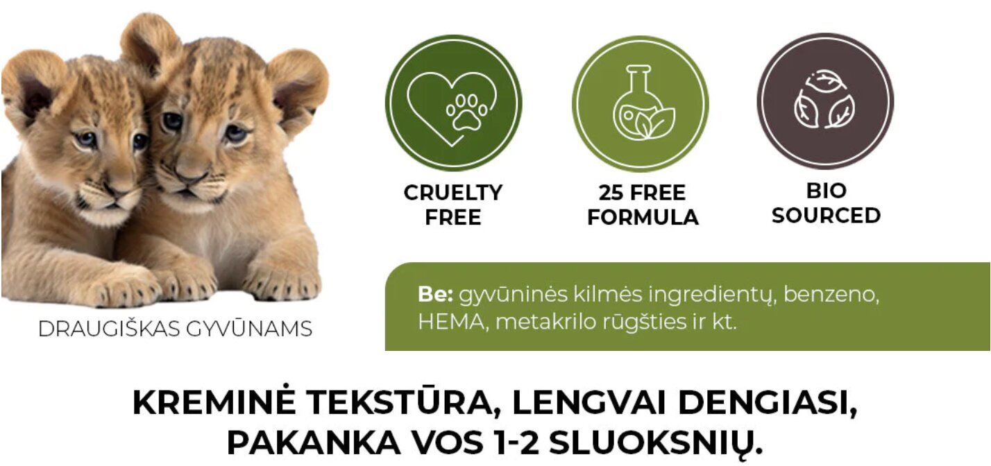 Vegan küünelaki komplekt Didier Lab, Natural Girl, 2 tk hind ja info | Küünelakid, küünetugevdajad | kaup24.ee