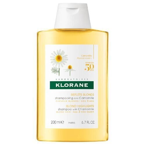 Šampoon blondidele juustele Klorane Blond Highlights Shampoo Kummeliga, 200ml цена и информация | Šampoonid | kaup24.ee