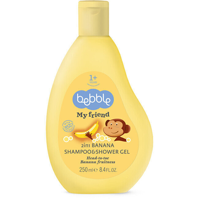 Beebišampoon ja dušigeel 2 ühes, 250 ml цена и информация | Šampoonid | kaup24.ee