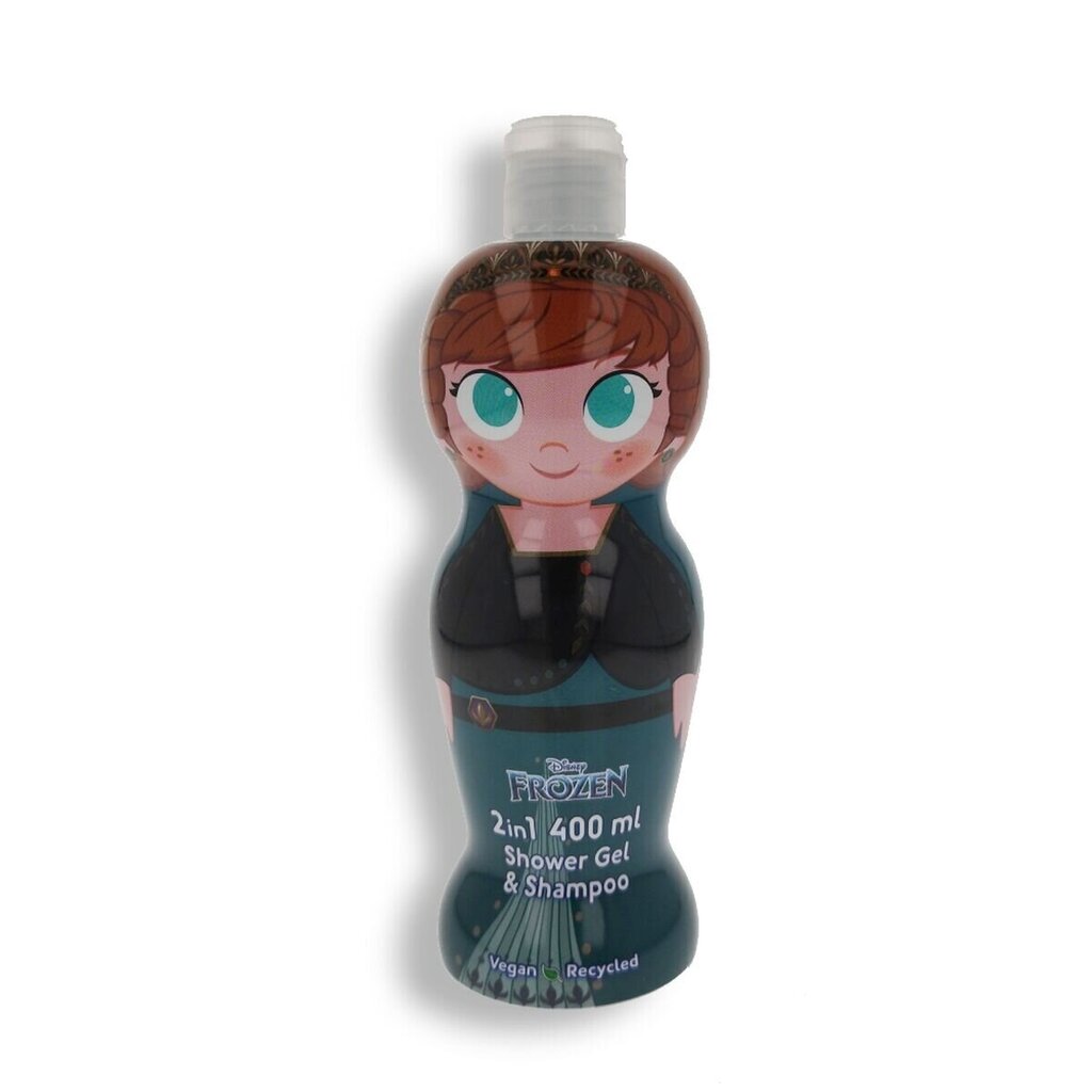 Pesemisgeel ja šampoon 2-in-1 Frozen Anna Children's, 400 ml hind ja info | Šampoonid | kaup24.ee