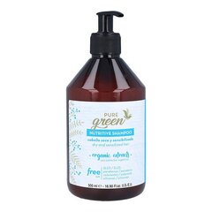 Šampoon kahjustatud juustele Pure Green Nutritive Shampoo, 500 ml цена и информация | Шампуни | kaup24.ee