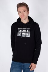 Džemper meestele Jack&Jones, must hind ja info | Meeste pusad | kaup24.ee