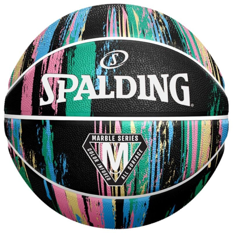 Korvpalli pall Spalding NBA Marble, suurus 7 hind ja info | Korvpallid | kaup24.ee