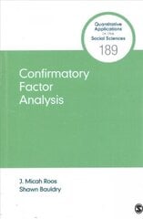 Confirmatory Factor Analysis hind ja info | Entsüklopeediad, teatmeteosed | kaup24.ee