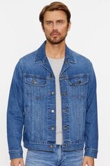 Мужская джинсовая куртка Lее 112341637-XL, синяя цена и информация | Мужские пиджаки | kaup24.ee