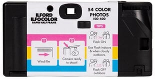 Одноразовая камера Ilford Ilfocolor Rapid Half-Frame 400/54 цена и информация | Цифровые фотоаппараты | kaup24.ee