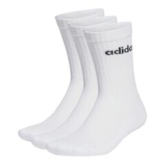 Sokid meestele ja naistele Adidas Linear Crew HT3455, 3 paari hind ja info | Naiste sokid | kaup24.ee