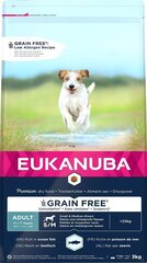 Eukanuba Grain Free väikeste ja keskmiste tõugude täiskasvanud koertele, 3 kg hind ja info | Kuivtoit koertele | kaup24.ee