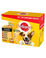 Pedigree Mix, 4x12x100 g hind ja info | Konservid koertele | kaup24.ee