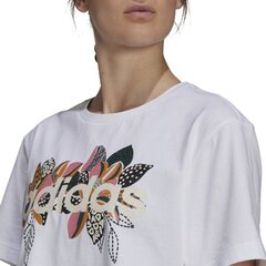 Adidas T-särk naistele, valge hind ja info | Naiste T-särgid | kaup24.ee