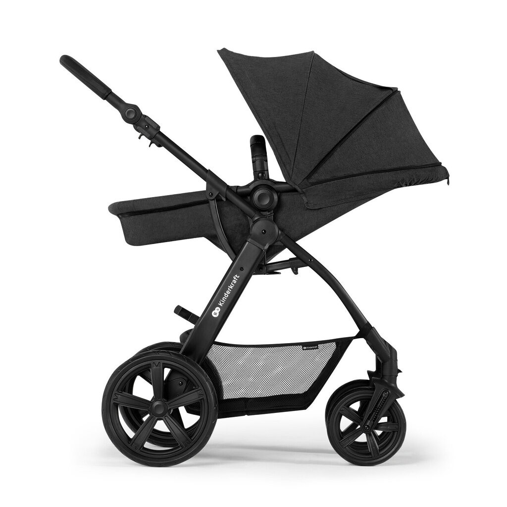 Universaalne jalutuskäru Kinderkraft Moov CT 3in1 Mink Pro, Black цена и информация | Vankrid, jalutuskärud | kaup24.ee