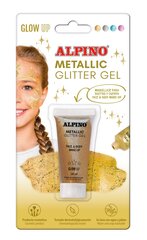 Jumestusgeel Alpino Glitter gold bls 14ml hind ja info | Kunstitarbed, voolimise tarvikud | kaup24.ee