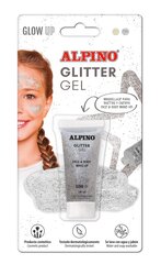 Гель для грима Alpino Glitter Серебристый BLS 14 мл цена и информация | Принадлежности для рисования, лепки | kaup24.ee