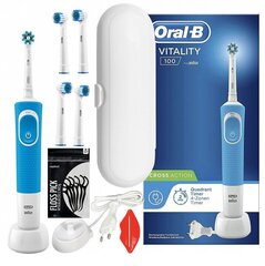 Электрическая зубная щетка «Oral B» Kids Frozen 3+, D100.413.2K цена и информация | Электрические зубные щетки | kaup24.ee