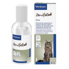 Rahusti kassidele Virbac Zenifel, 60 ml hind ja info | Hooldusvahendid loomadele | kaup24.ee