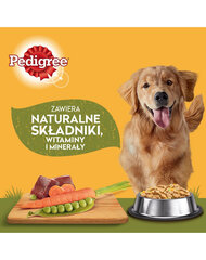 Pedigree Adult kana ja veiselihaga täiskasvanud koertele , 24x400 g hind ja info | Konservid koertele | kaup24.ee