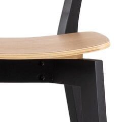 Барный стул Roxby, коричневый цвет цена и информация | Стулья для кухни и столовой | kaup24.ee