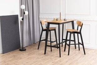 Барный стул Roxby, коричневый цвет цена и информация | Стулья для кухни и столовой | kaup24.ee