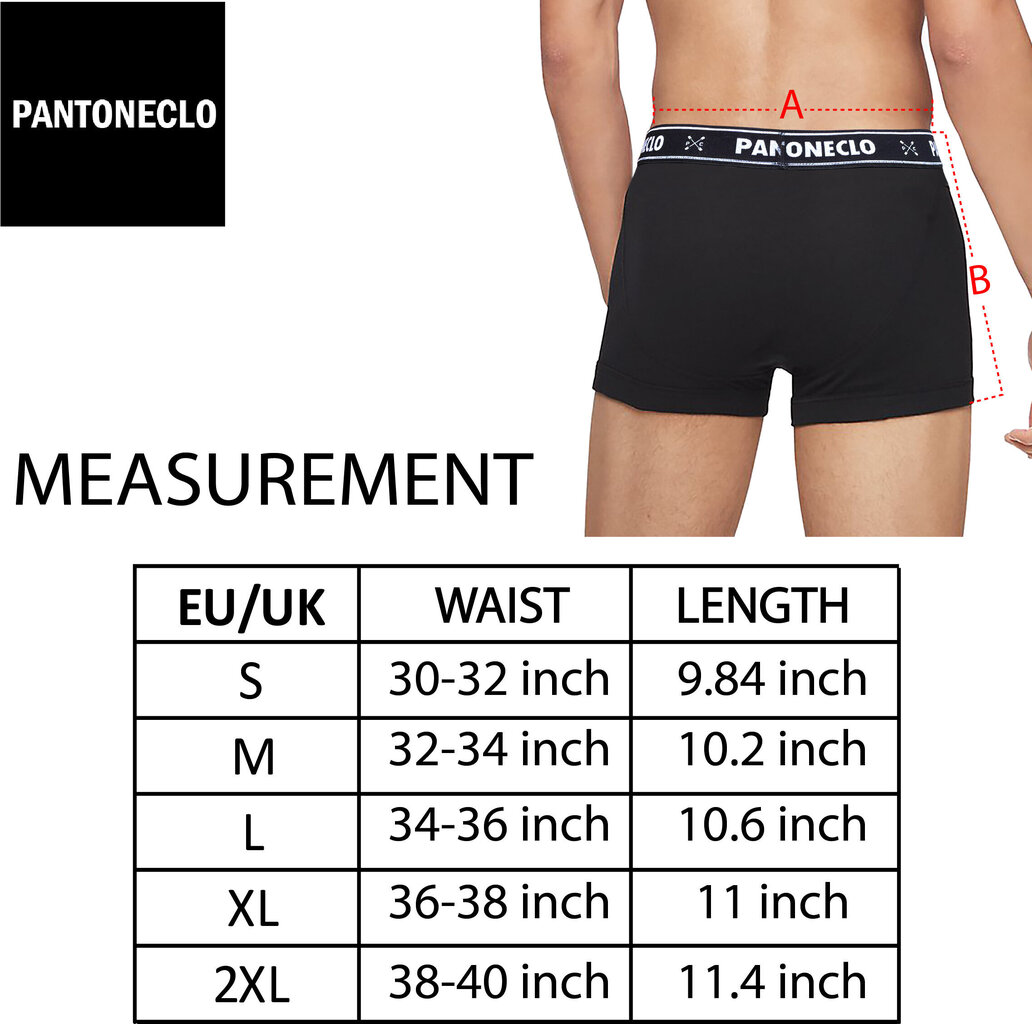 Pantoneclo meeste bokserid aluspüksid, 6tk цена и информация | Meeste aluspesu | kaup24.ee