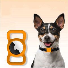 Silikoonist "Airtag" hoidik kassi või koera kaelarihmale цена и информация | Ошейники, подтяжки для собак | kaup24.ee