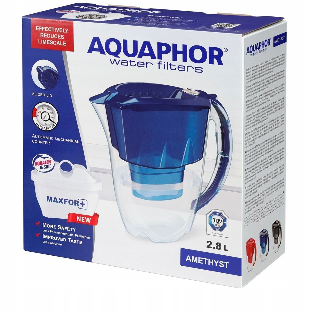 Veefilter - kann Aquaphor 2,8 l Navy +4 filtrid hind ja info | Filterkannud ja filtrid | kaup24.ee