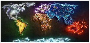 Алмазная мозаика 5D, Карта мира 100 х 50 см цена и информация | Алмазная мозаика | kaup24.ee