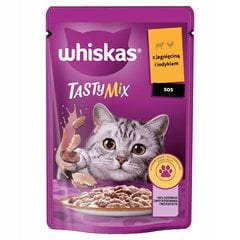 Корм Whiskas Adult для взрослых кошек с бараниной и индейкой, 28х85 г цена и информация | Кошачьи консервы | kaup24.ee