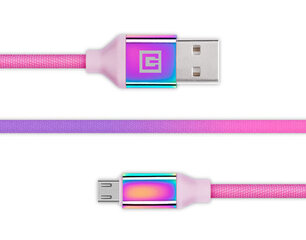 Premium USB A – Micro USB Rainbow – REAL-EL цена и информация | Адаптеры и USB-hub | kaup24.ee