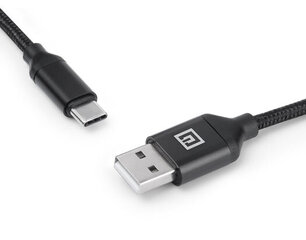 REAL-EL, Premium USB A – C-tüüpi kangas hind ja info | USB jagajad, adapterid | kaup24.ee