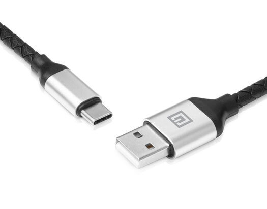 REAL-EL , Premium USB A – C-tüüpi nahk, m1 hind ja info | USB jagajad, adapterid | kaup24.ee